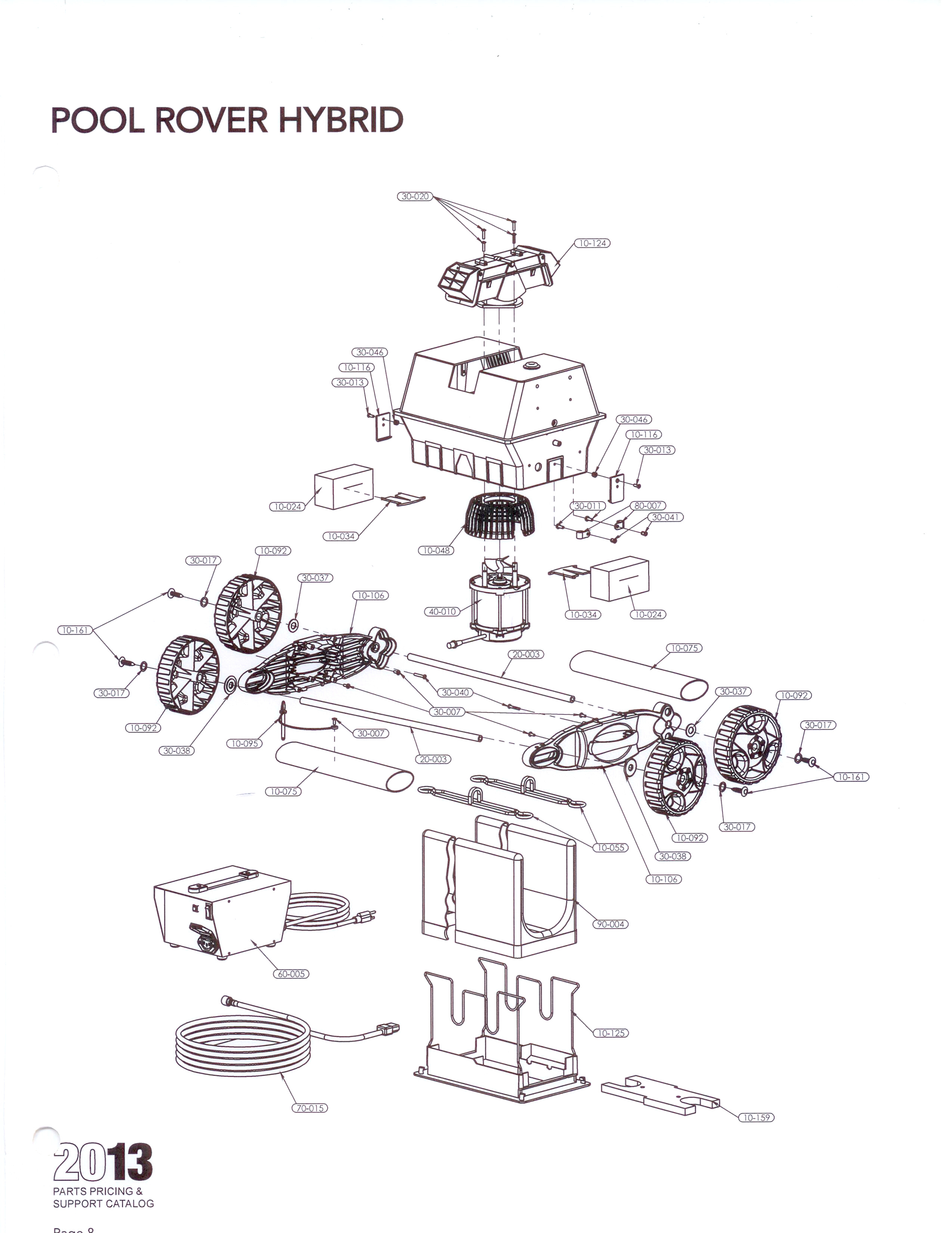 Parts by Cleaner: Pool Rover Hybrid | Aquabot Parts | Aqua Products